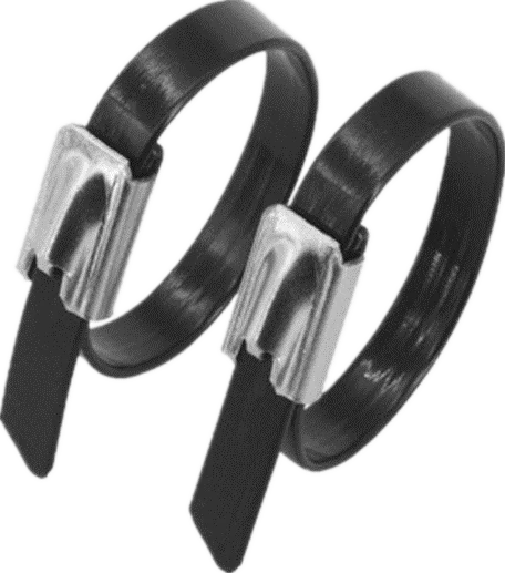 HF Adjustable Factory Supplying Pvc Nylon Stainless Steel Solar Panel Pv  Cable Tie