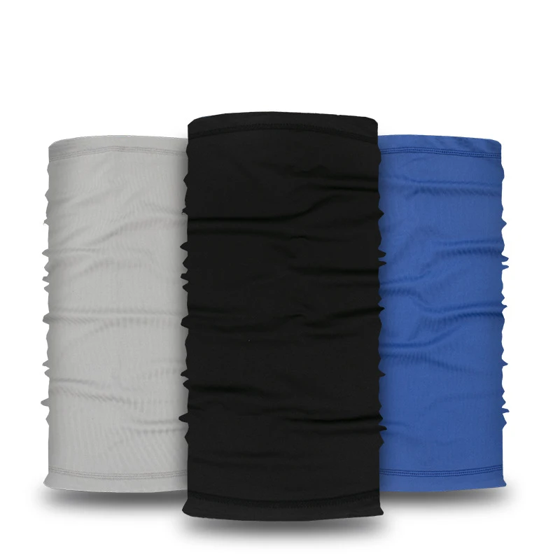 Promotional Tube Solid Color Neckwear Bandanas Buffs for Motorcycle Unique Sport OEM Customized