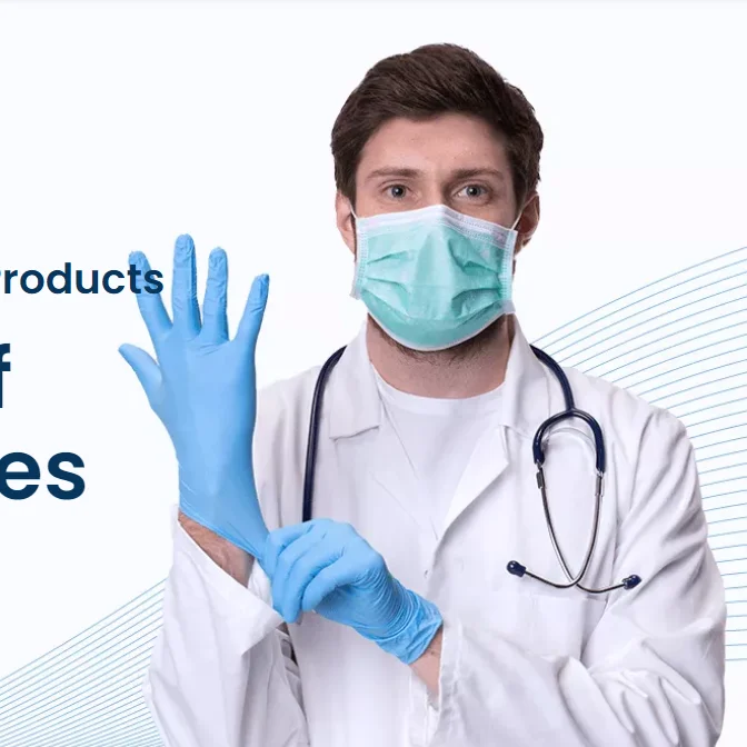  Nitrile examination glove nitril
