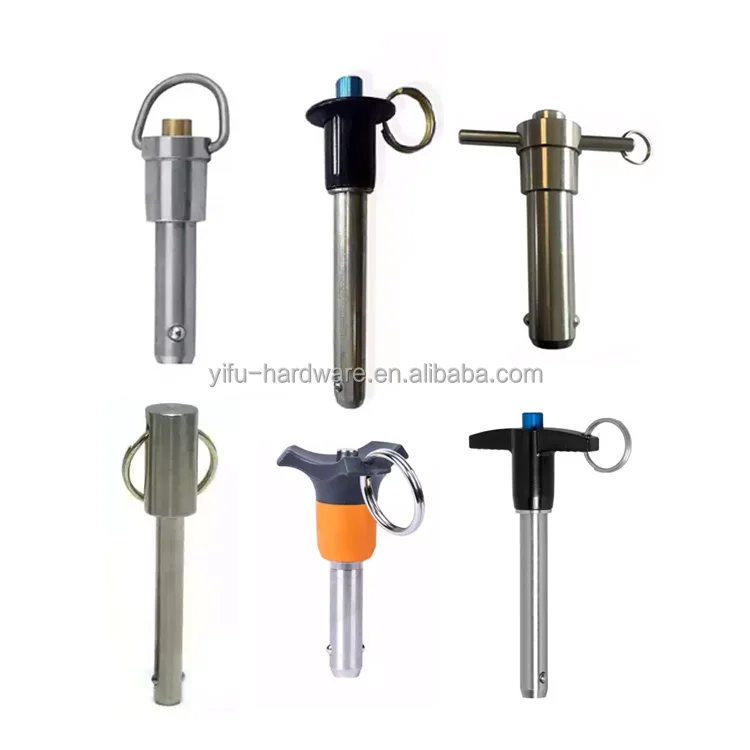 Stainless Steel 304 M5 M6 M8  Pins Double Single D O Square Tab Wire Clevis Lock Pin