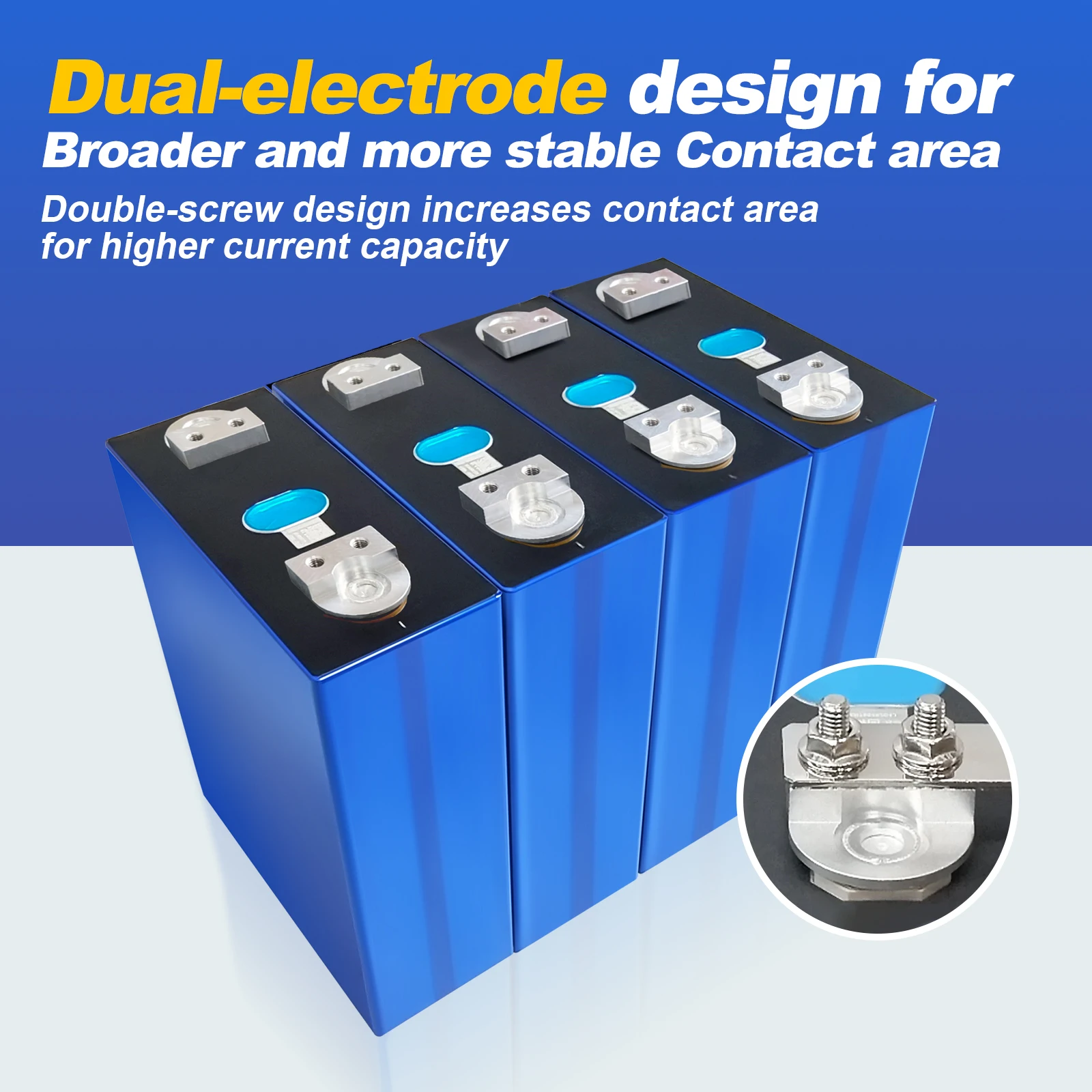 HSEV 300Ah lifepo4 cell 3.2v 280ah lifepo4 battery prismatic lifepo4 battery for solar storage system DIY 48V 51.2V 52V Battery