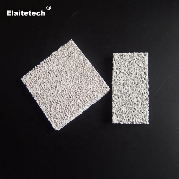 Aluminum casting industry porous ceramic foam filter for aluminum rolling sheet casting