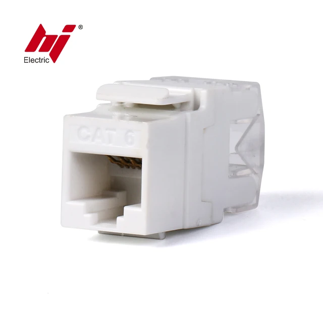  Новый дизайн CAT6 женский Rj45 Keystone Jack вставка простая в использовании