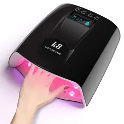 60W UV curing gel nail lamp rechargeable cordless UV LED gel dryer nail lamp