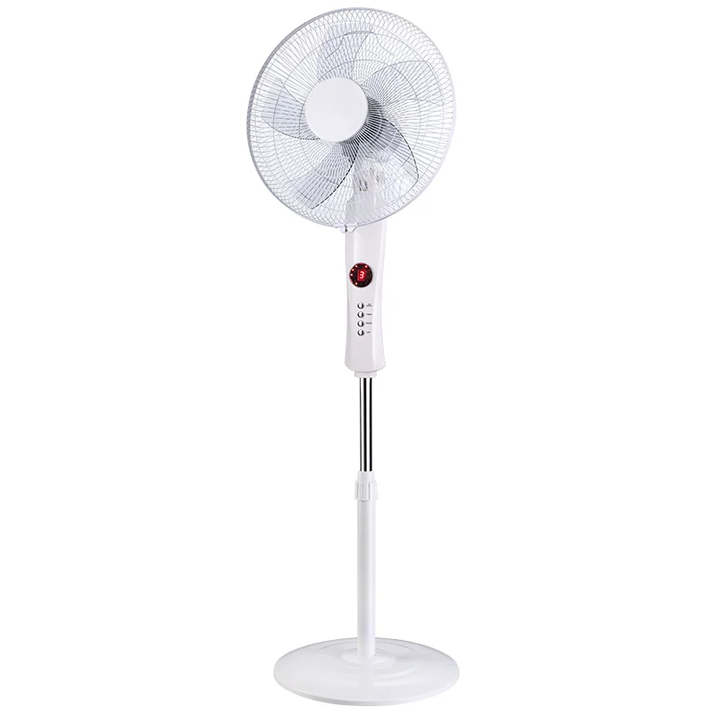 Customization White Smart Fan Fan Three-Speed Wind Speed With Remote Control Function Stand Fan 5 Abs Blade