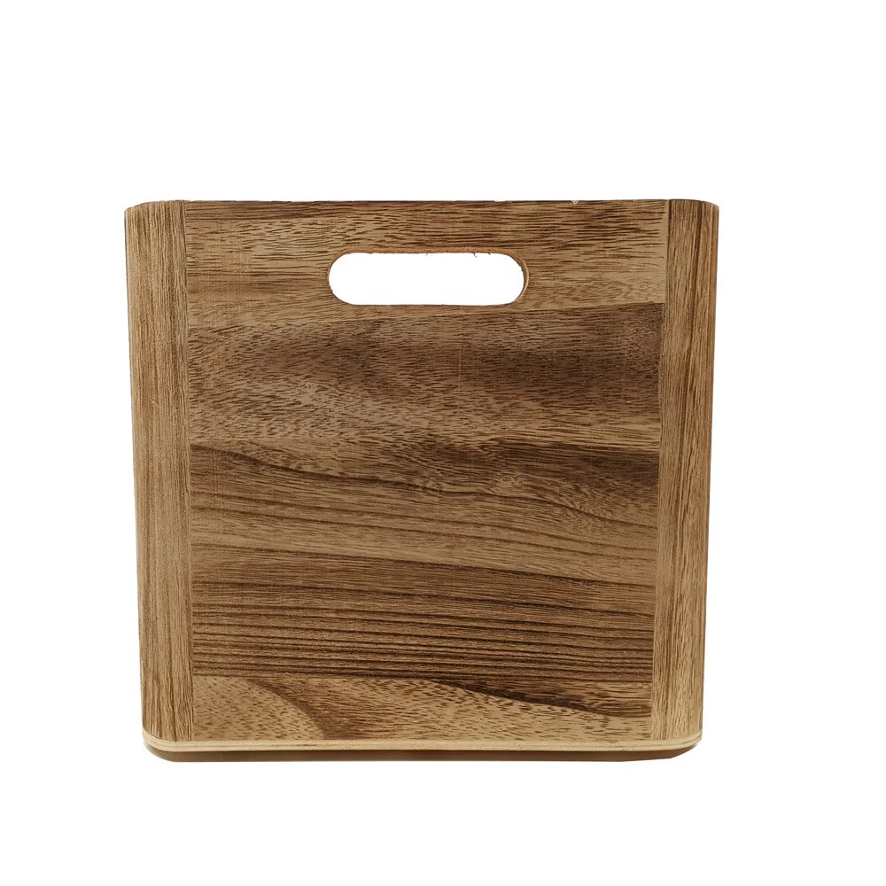 Cheap solid wood storage box with logo OEM customised