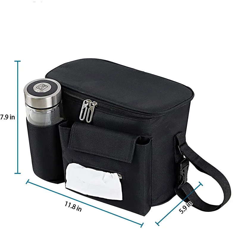 Multi-functional stroller large capacity mommy hanging bag water cup bag