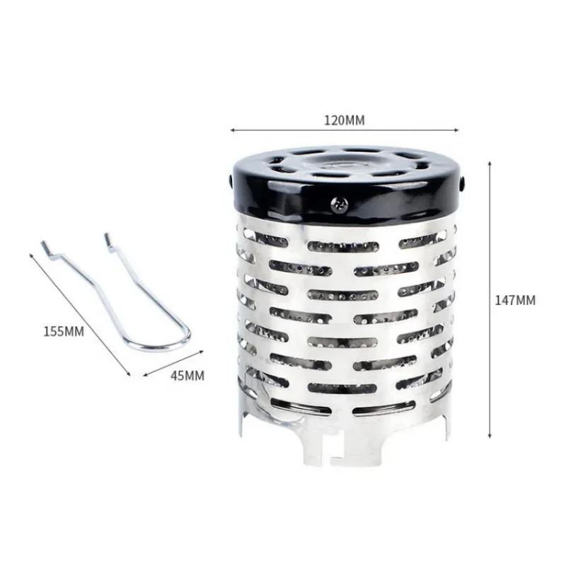 Polar Everest Warmer Outdoor Portable Stainless Steel Camping Heating Cover Stove Mini Heating Furnace tent heater for hiking