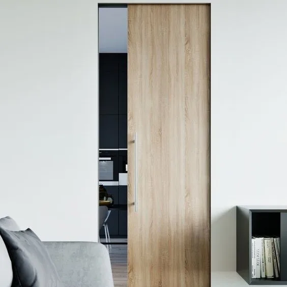 Aluminum Invisible Recessed Secret Door Minimalist Interior Hidden Interior Frameless Hidden Pocket Door Hidden Sliding Door