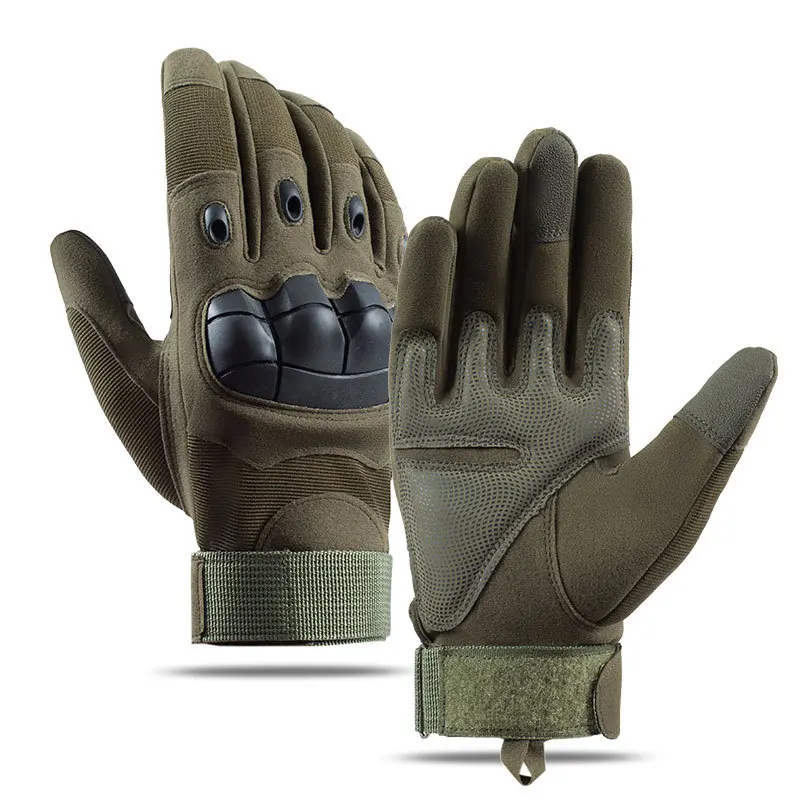 Wholesale original factory outdoor hunting high quality full finger anti-slip tactical hand gloves