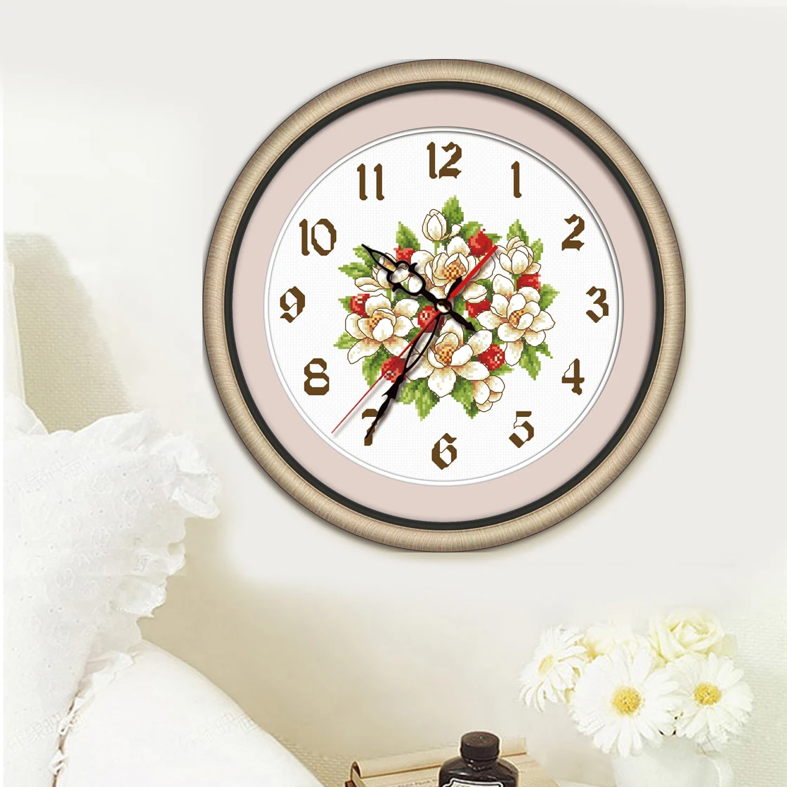 
embroider DIY DMC Cross stitch Sets For Embroidery kits New edition of hawthorn factory direct sale clock 