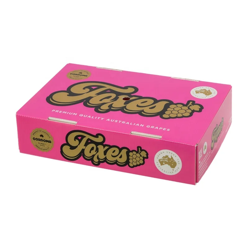 Corrugated plastic Box Low Price Customized  Food Packaging Box  Wax coated cardboard box for fruit and vegetable packaging