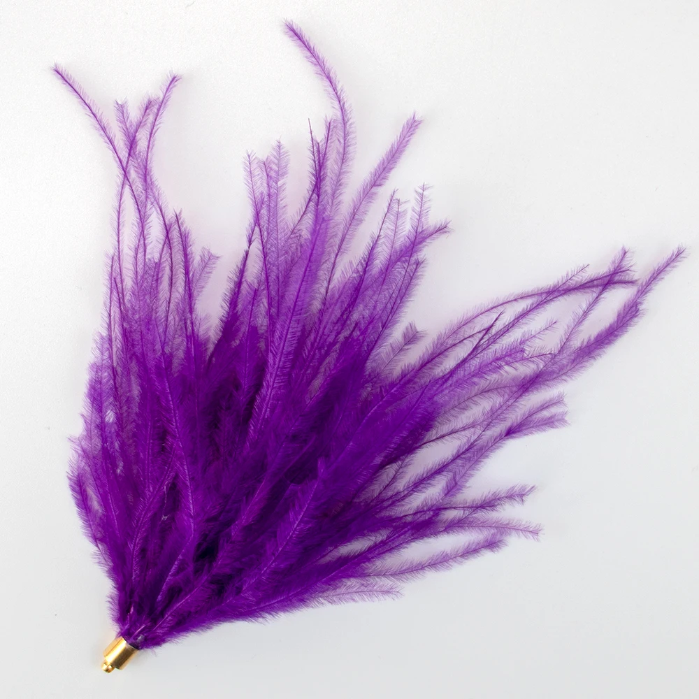 Strung Ostrich Feathers For Diy Crafts Clothes Accessories Handmade Feather Embroidery Ostrich Feather Tassel