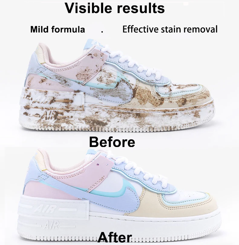 Высококачественный белый очиститель обуви ODM/OEM, пенопластовый очиститель кроссовок, очиститель обуви, набор инструментов для обуви
