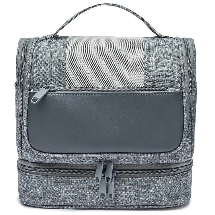 makeup bag professional plain makeup bag vegan leather cosmetic bag