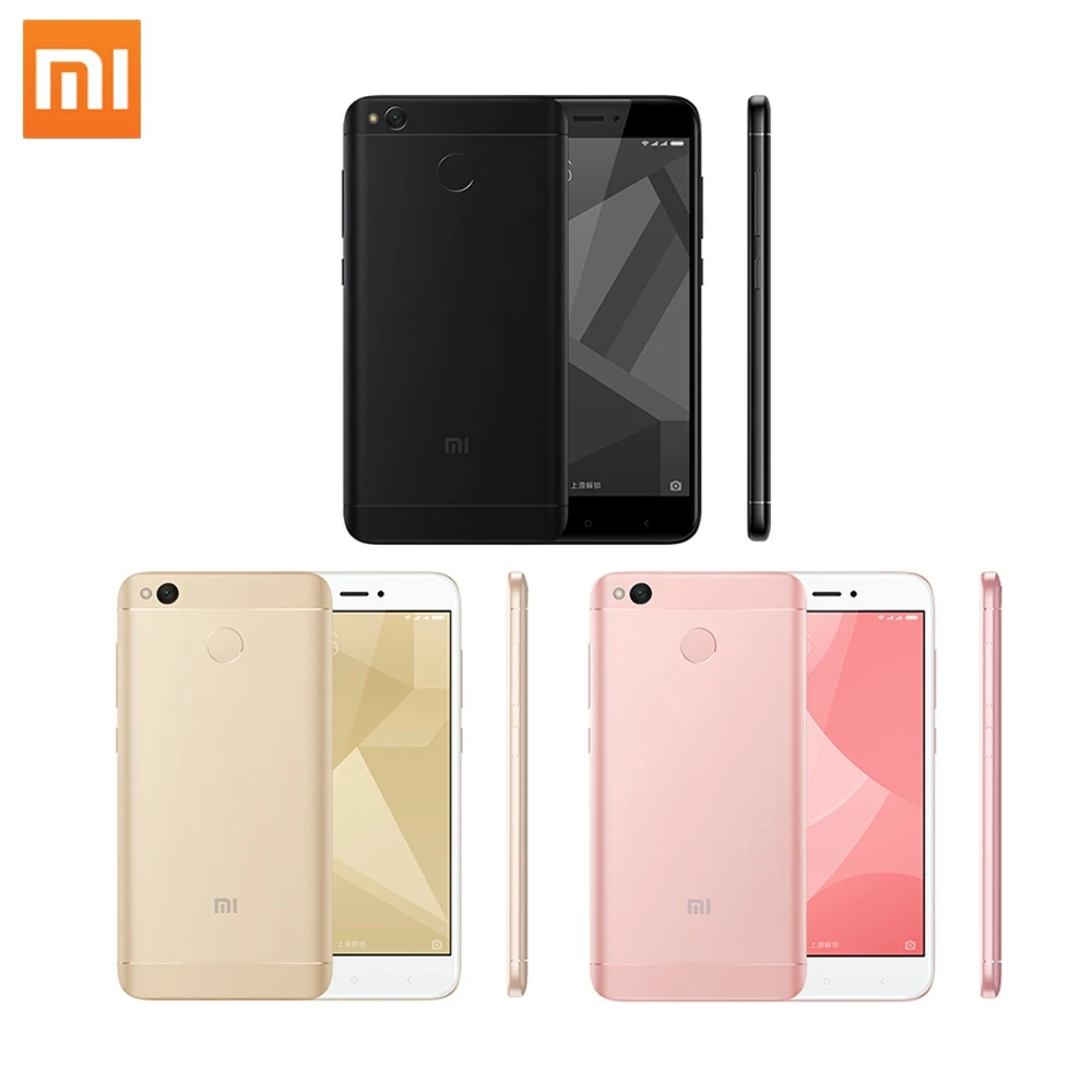 
Xiaomi Redmi 4X 4GB RAM 64GB ROM Mobile Phone Snapdragon 435 Octa Core CPU 5.0