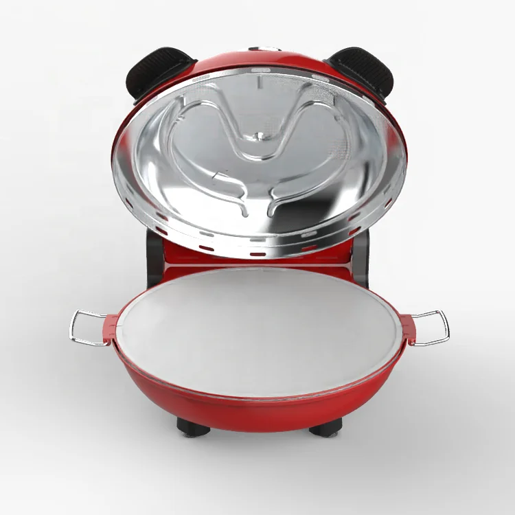 Pizza maker machine automatic with timer mini electric pizza oven pizza maker