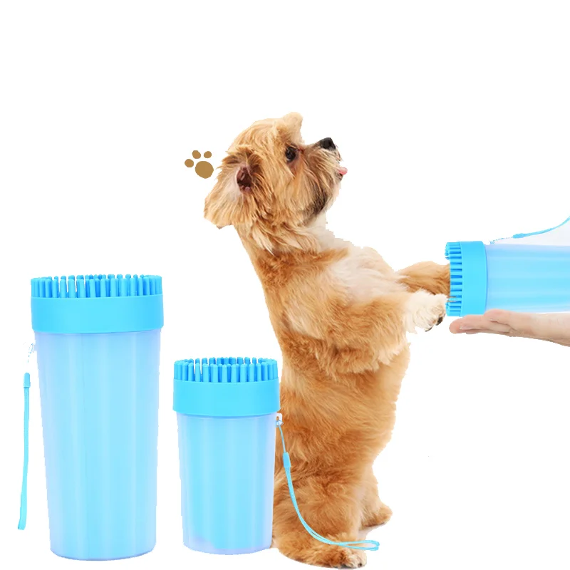 Wholesale 2 In 1 Portable Pet Dog Cats Paw Cleaner Pet Foot Washer Cup