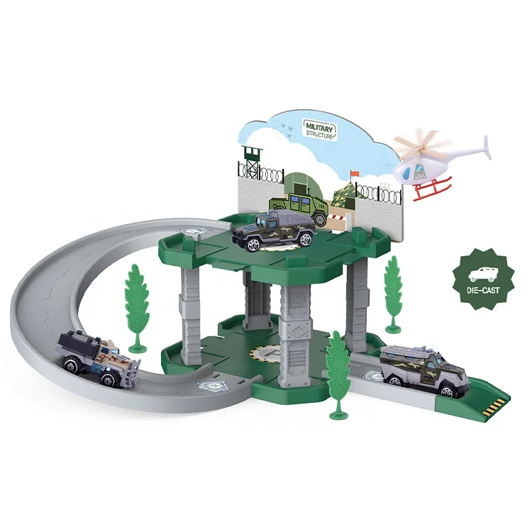 Пластиковая обучающая игрушка «сделай сам» для строительства города, стоянки с машинками