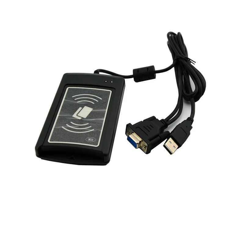 Dual protocol ISO14443A+ISO15693 NFC card reader writer rfid USB power smart programming NFC reader