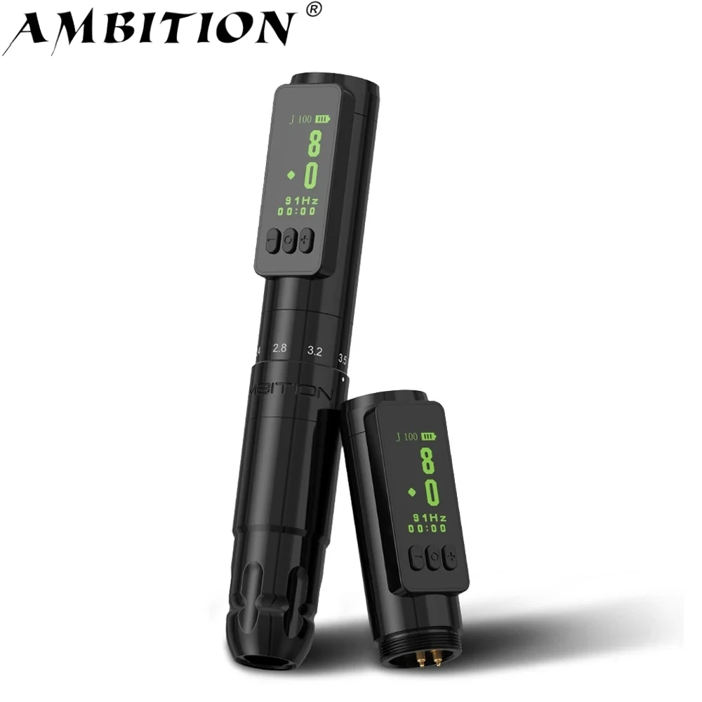 Амбициозный Sally 2 0-3 5 мм регулируемый штрих Двойной аккумулятор беспроводная татуировка бровей Перманентный макияж ручка машина для Подводки губ