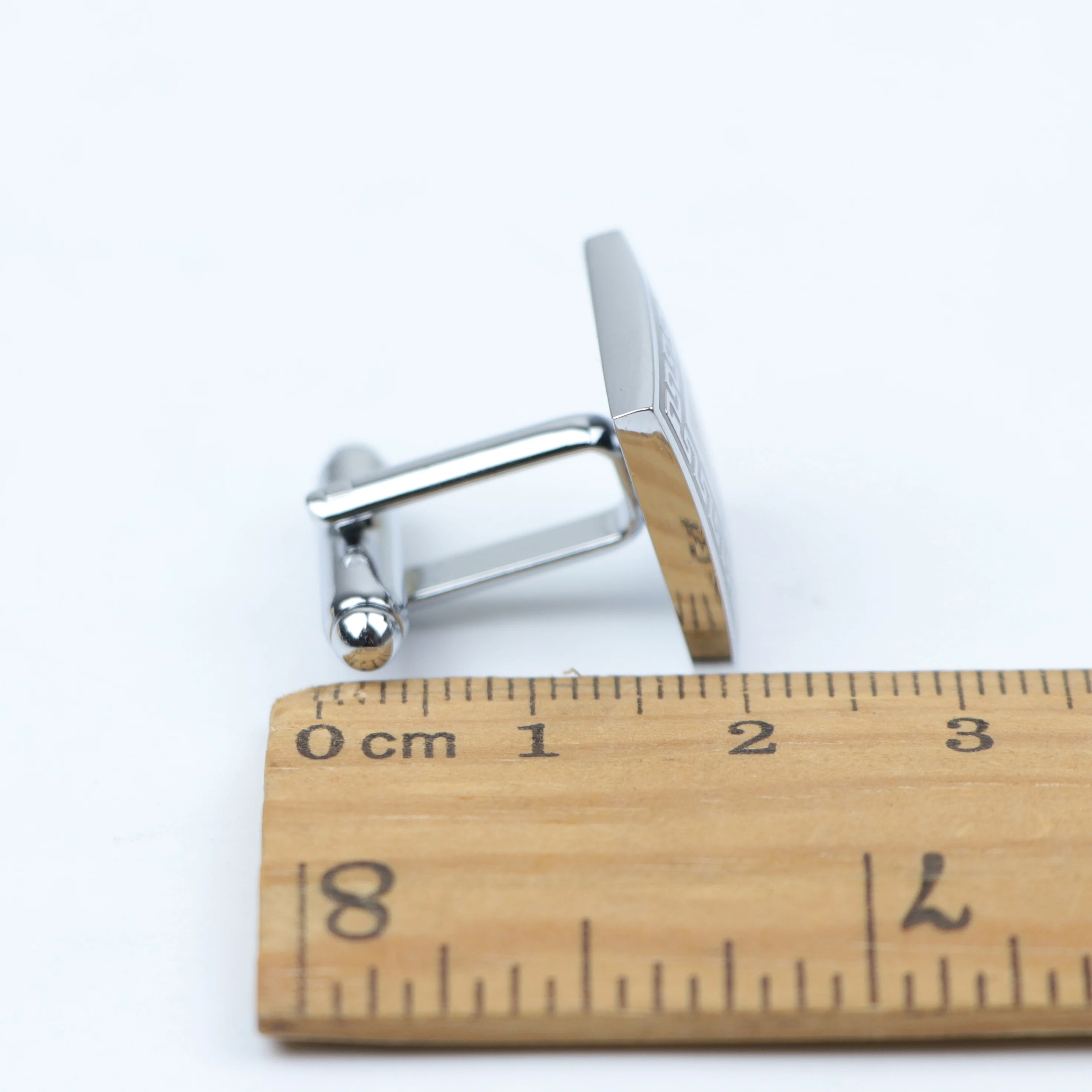 Mens Fashion Laser Engraved Check Sudoku Design Cufflink Luxury Cuff Buttons Silver Black Cuff Links Shirt Jewelry