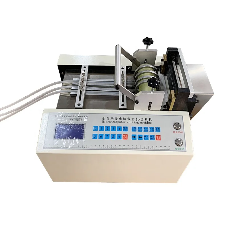 Microcomputer automatic rubber pipe cutting machine corrugated pipe cutting machine pu trachea cutting machine