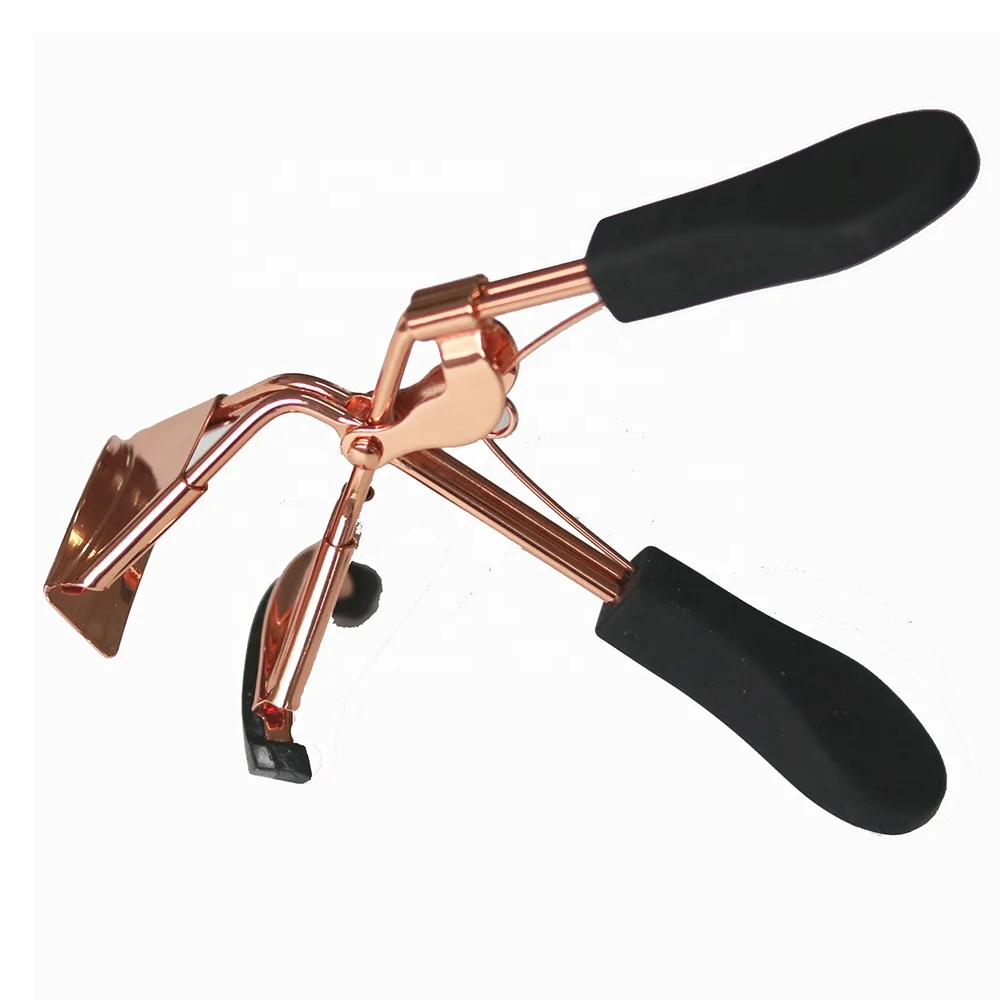 Wholesale private label eyelash curler makeup tools false eyelash curler rose gold eyelash curler