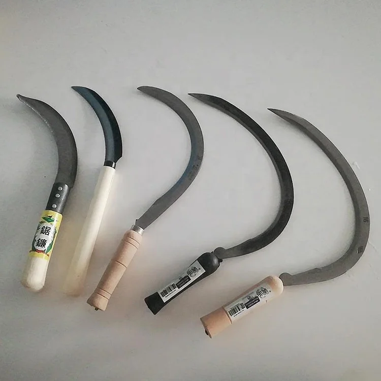 Agricultural Tools Cutting Sickle Encryption Fine Teeth Small Sickle Leek Knife Cutting Grass Sickle