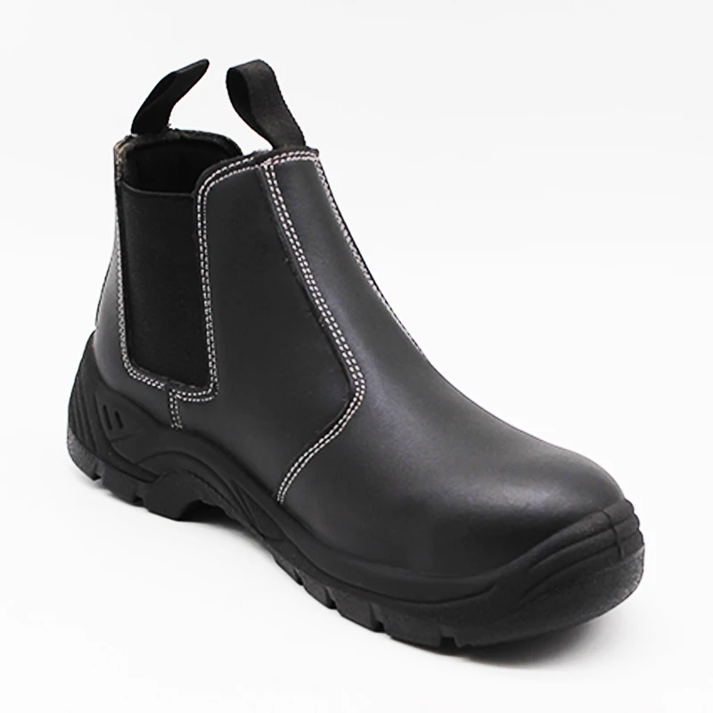 china safety boots steel toe cap safety shoes without lace
