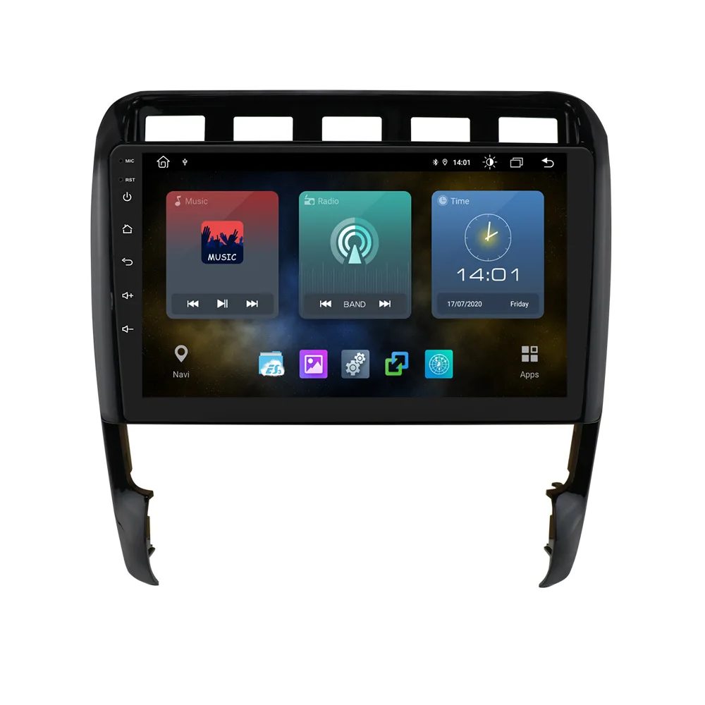 YHT Touch Screen 8core 4+64G Car DVD Player GPS Navigation Multimedia Android Car Radio Stereo For Porsche Cayenne 2002-2010