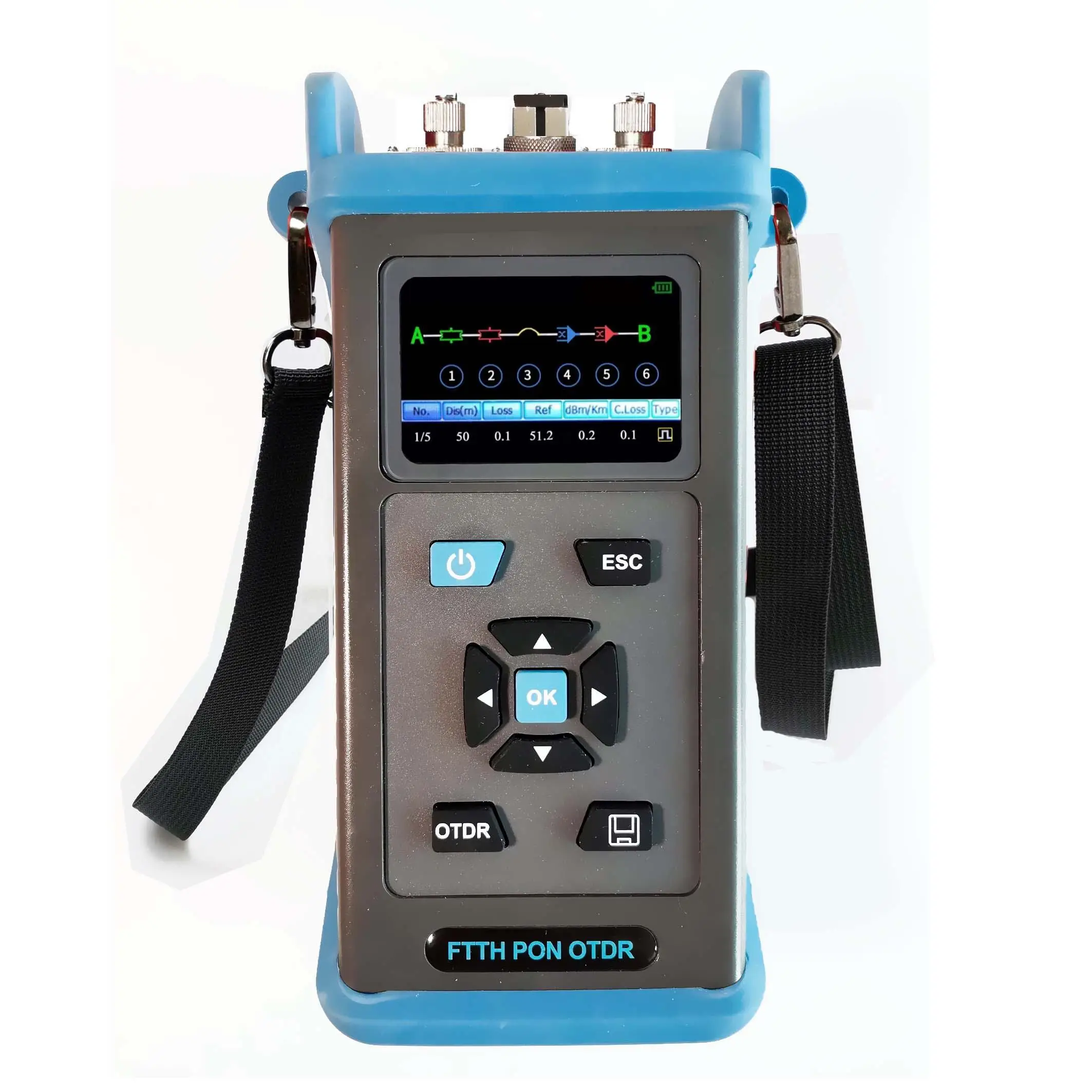 Professional Excellent Pdf Pon Otdr Tester Tool 1625 Nm Ftth lan network cable tester