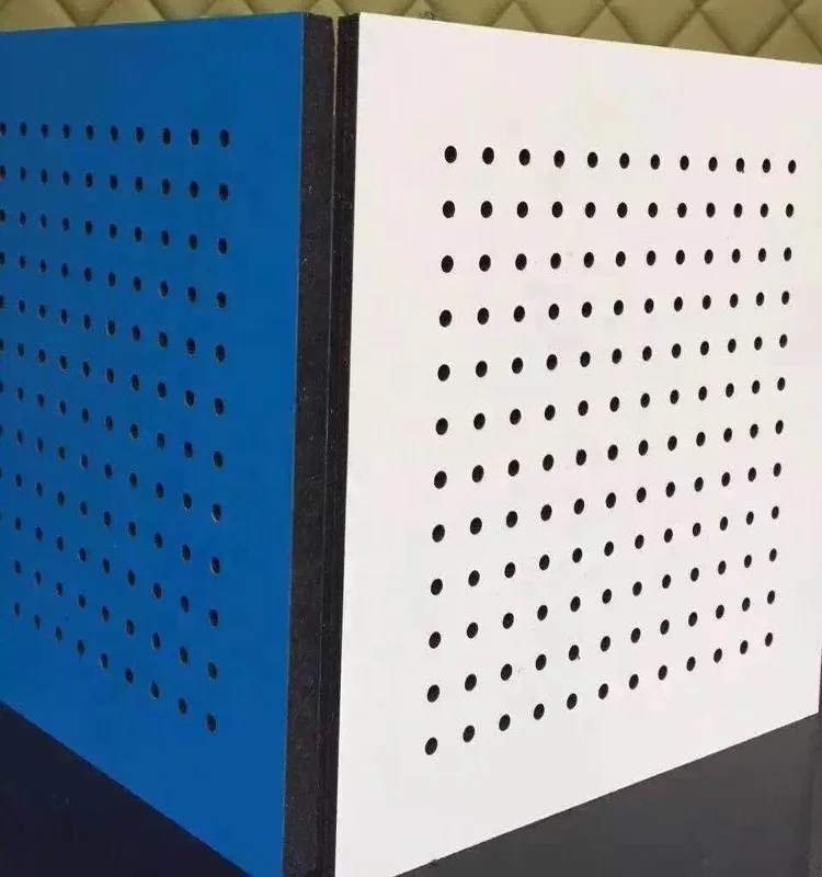 Decorative 4*8ft melamine wall panel  mdf board MDF pegboard