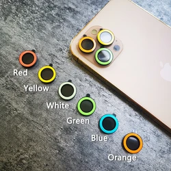 3D shine luminous  protector for iphone 11pro 12 pro max 13pro max night light camera lens