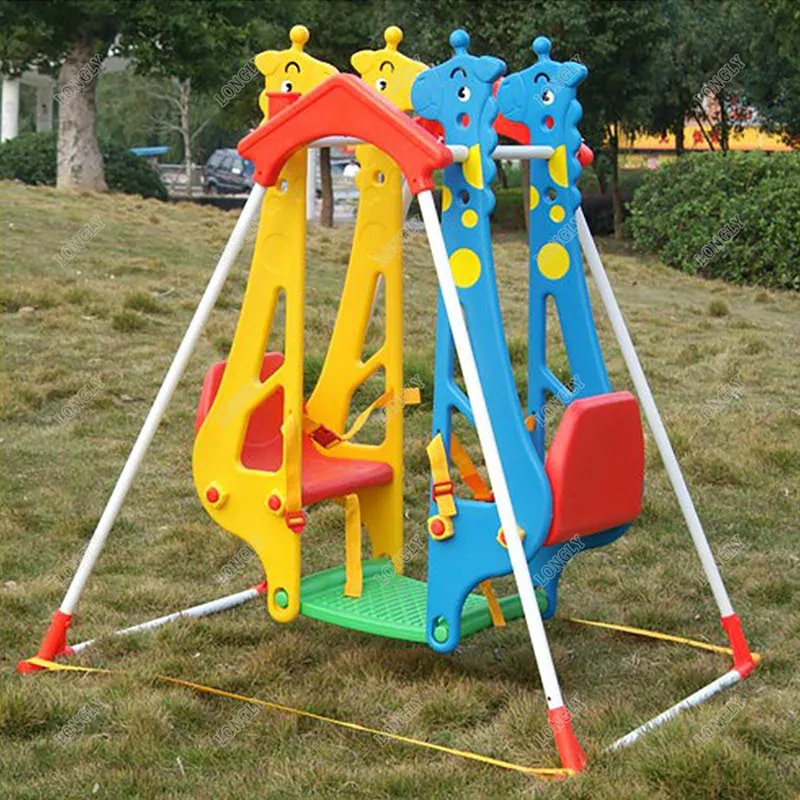 New design plastic pair swing Kids  plastic  toy outdoor  playground