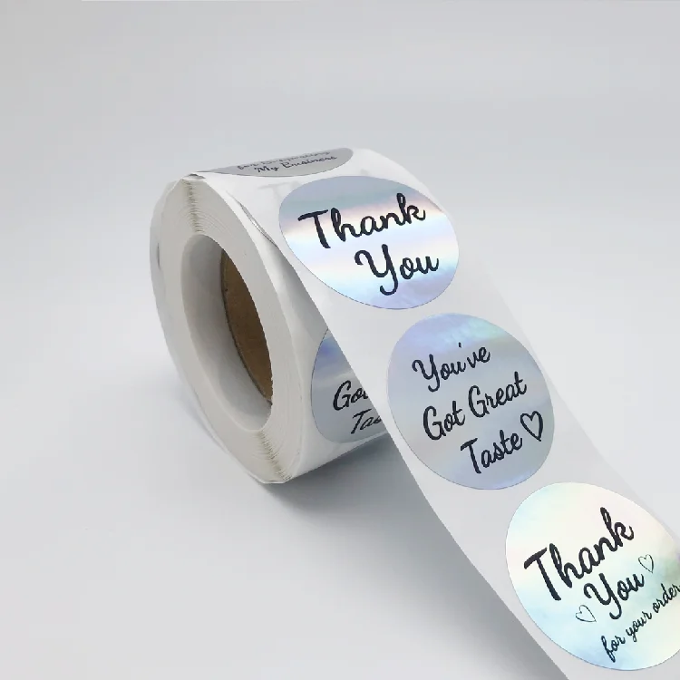 holographic laser vinyl sticker