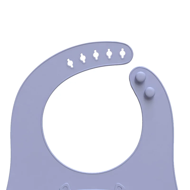 Baby Silicone Bib Comfortable Soft Water Resistant Bib Suitable for Infants and Toddlers to Wear While Feeding