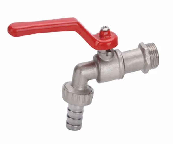 PN20 Brass Single Cold Water Basin Faucet  Garden Mop Pool Taps Wall Mount Thread with External Thread