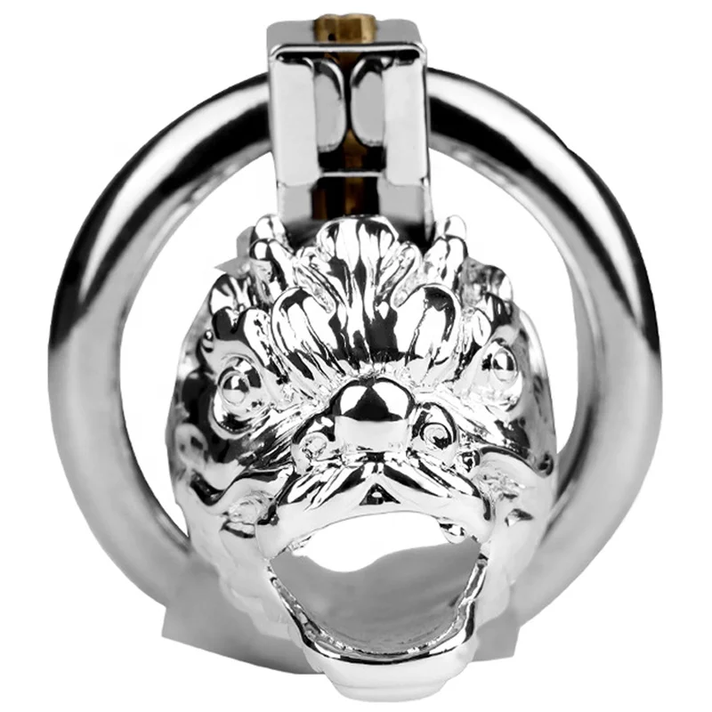 Zodiac Dragon Stainless Steel Bondage Cock Cage Male Chastity Devices Sex Toys Penis Chastity Cage for Men
