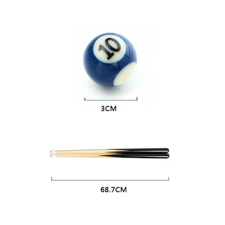 
Huangguan Decompression Tiktok Mdf Wooden Mini Indoor Billiards Cue Stick Table Top Games 