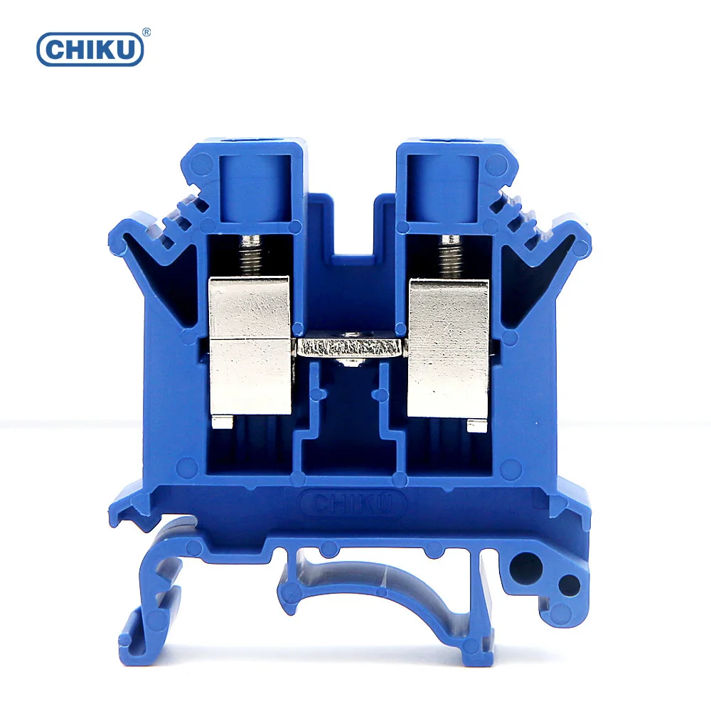 UK 10N DIN Rail Screw Connector electric Terminal Block 10mm  wire terminal strip connector
