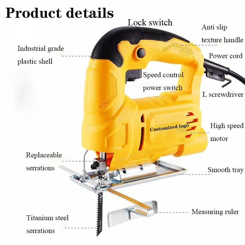 Electric Curve Saw Brushless Charging Cutting Machine for Woodworking Handheld Multi functional Drawing Saw