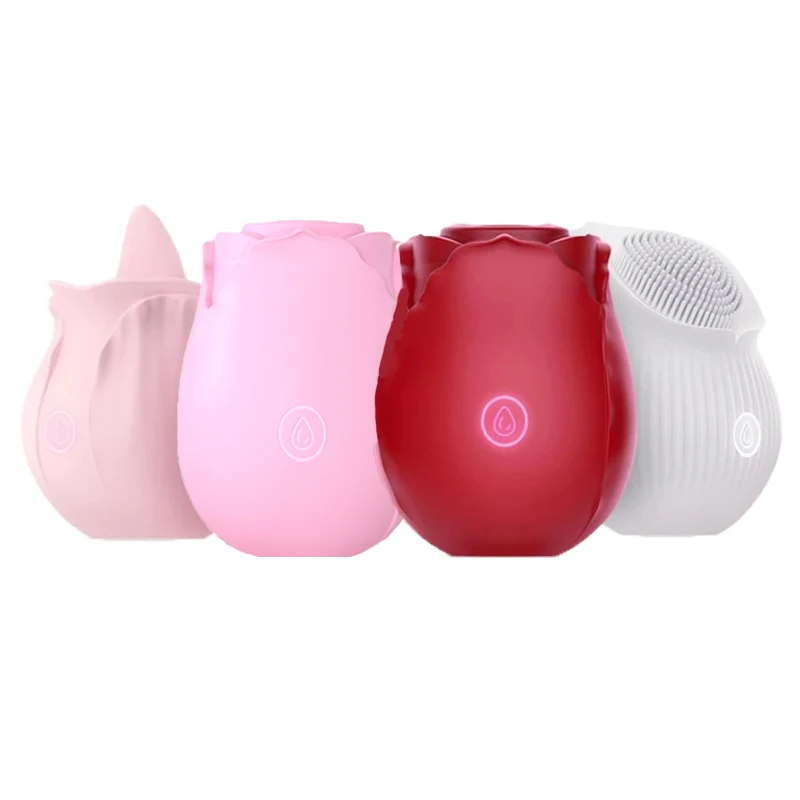 
Amazon Hot Sale Clitoral Sucking Vibrator Sex Toys Women Clitoris Stimulator Nipple Pussy Sucker Red Rose Mini Egg Vibrator 