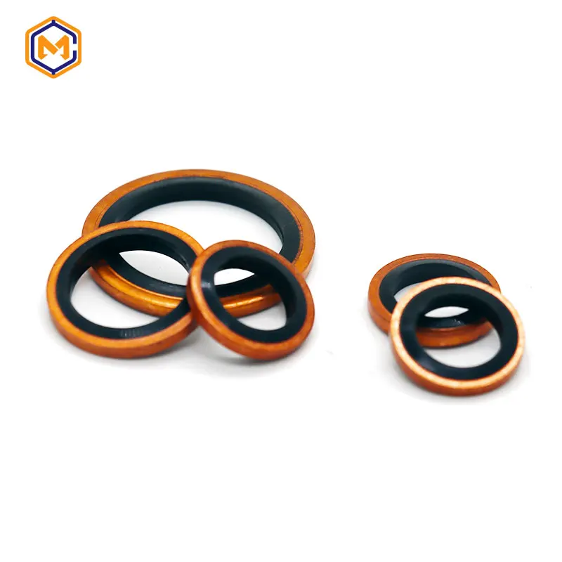 Self-Centering Bonded Seal Gasket Composite Gasket Iron Rubber Stainless Steel Compound Gasket