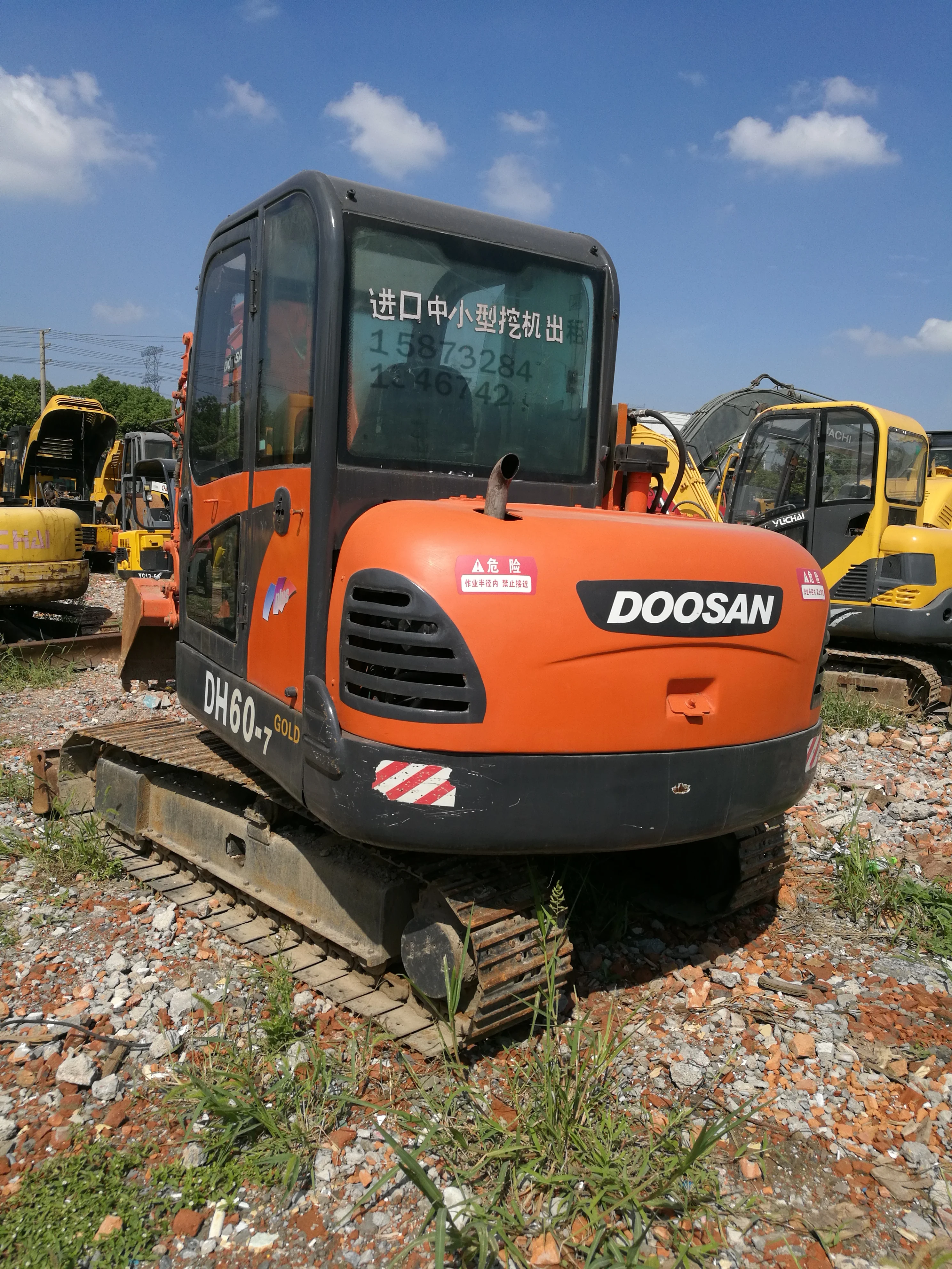 New arrival used mini excavator doosan DH60/original second hand doosan DH60-7