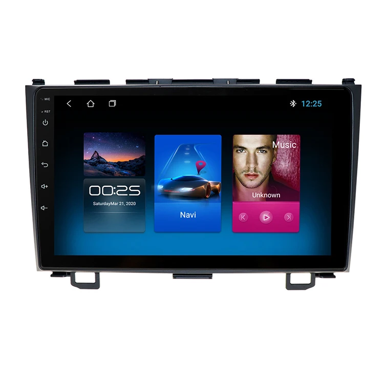 Сенсорный экран видео головное устройство Dvd Carplay Авто Android автомобильный стерео плеер с GPS для Honda Crv 3 2007- 2011
