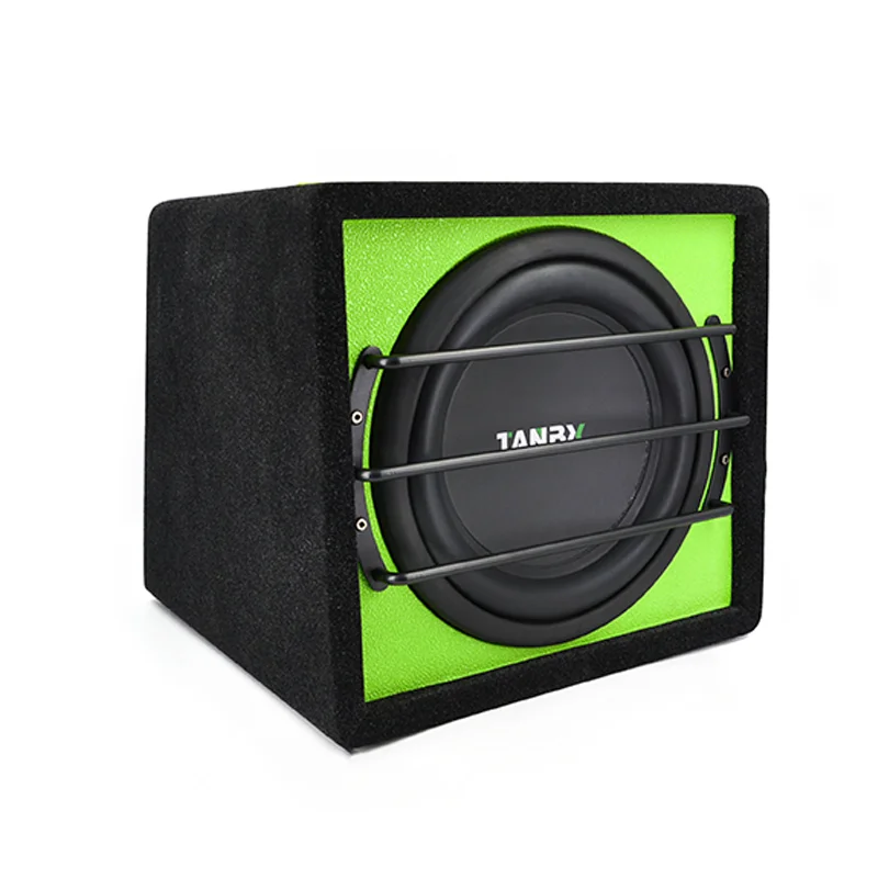 hot selling 10 inch car Subwoofer with box and amp  car audio active speaker box