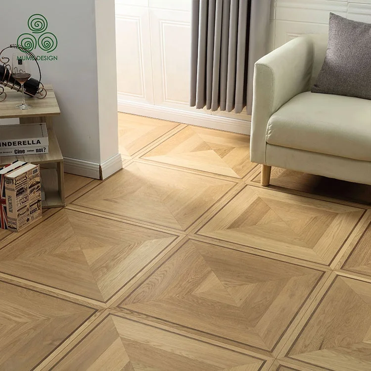 MUMU European Decoration Deck Design Fishbone Acacia Walnut German Wood Parquet Floor Board