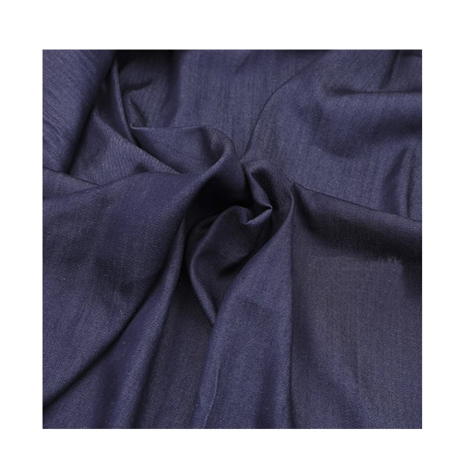 Soft Silk Denim Fabric Lyocell Jeans Fabric Denim