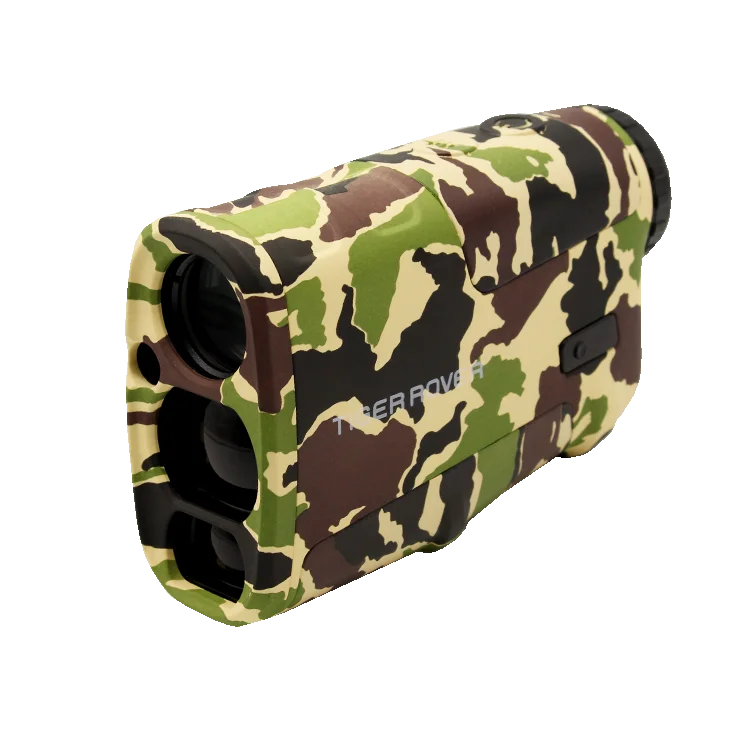 High Quality Camouflage Lightweight Range Finder Hunting Laser Rangefinder Custom HD LCD Red Display for Hunter